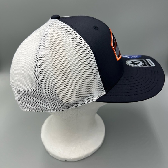 47 Brand Brrr Detroit Tigers Trucker Hat, MLB. Polyester Patch Adjustable Cap. - Picture 5 of 9